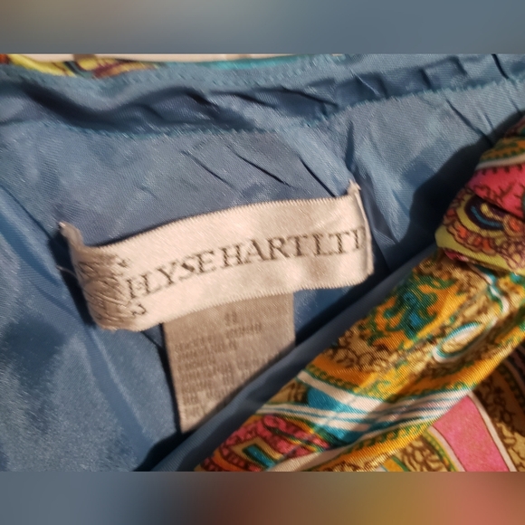 Elyse Hart Ltd Paisley Women's Skirt Size 8 - Picture 4 of 4